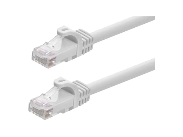 Monoprice Cat6 25ft White Patch Cable