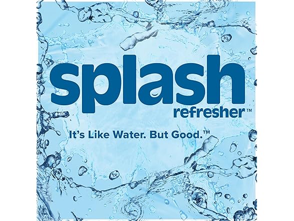 6PK Splash Refresher Flavored Water Bottles