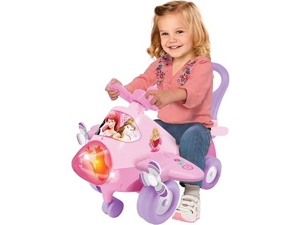 Disney Princess Animated Lights Activity Plane Ride On