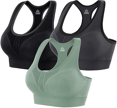 3 Pack High Impact Sports Bras
