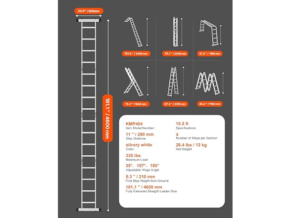 Multi-Purpose Folding Ladder