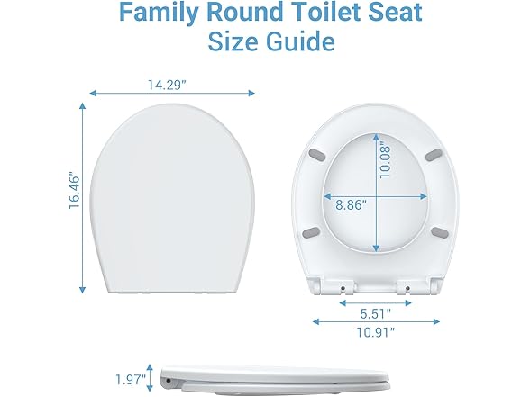 EcoExplorer PP Round Toilet Seat With Toddler Seat