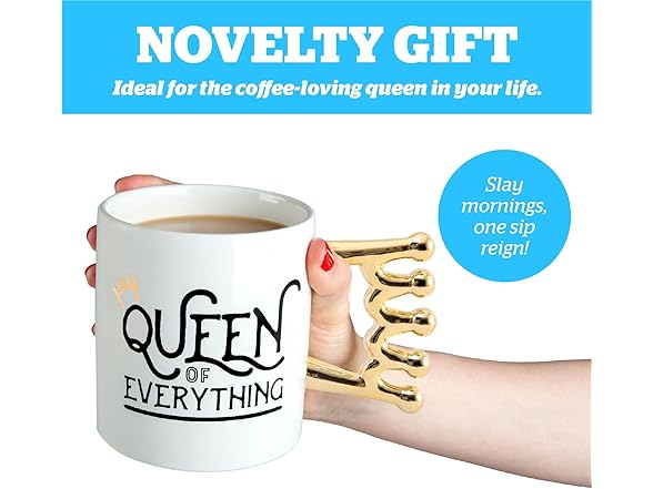 BigMouth Inc. Coffee Mug - “The Queen of Everything”