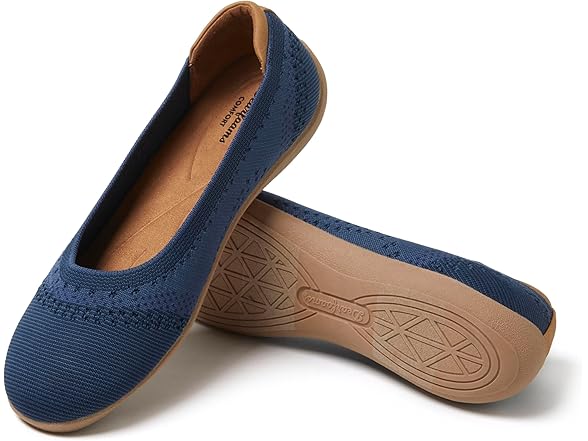 Dearfoams Women's Misty Ballet Flat 7, 10