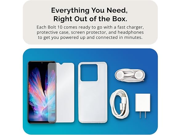 Unnecto Bolt 10 Unlocked Android Phone 128GB