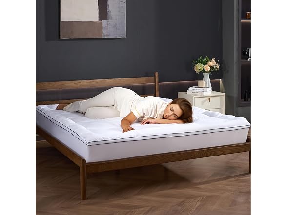 Mattress Topper, Queen Size, 1" Thickness, Fiber