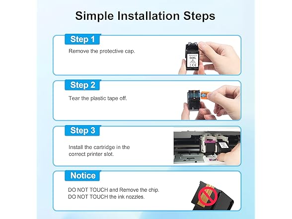 Adoccur 64XL Ink Cartridge Replacement