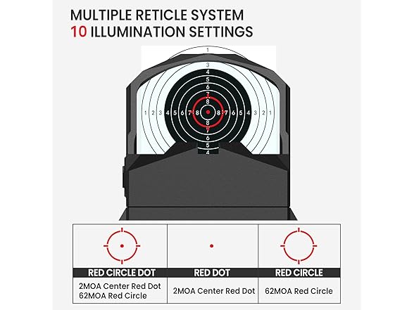 VOTATU Micro Reflex Sight 2 MOA | PMD504-R