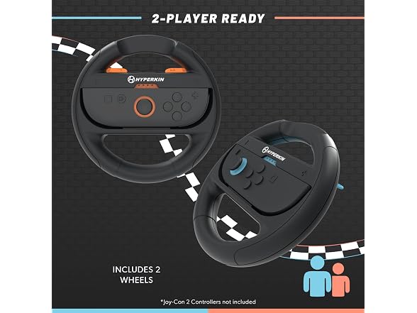 (2 Pack) Hyperkin Joy-Ride Racing Wheel for Switch - Gallery 5