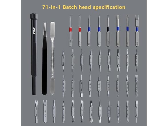 ZOE ZOE Precision screwdriver set,71 in 1 s