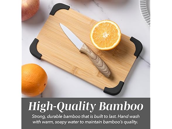 COOK WITH COLOR Non-Slip Cutting Board Set