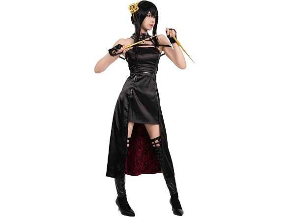 OSIAS Spy Family Yor Cosplay Outfit Yor (Medium)