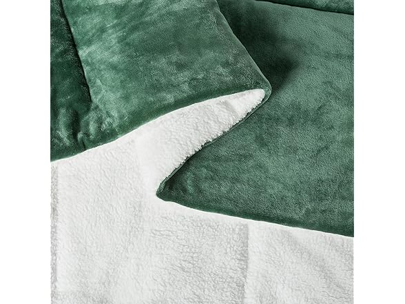 Amazon Basics Reversible Sherpa Comforter Set