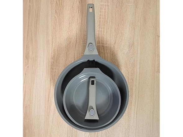 Sur La Table Aluminum Detachable Handle Pan Set