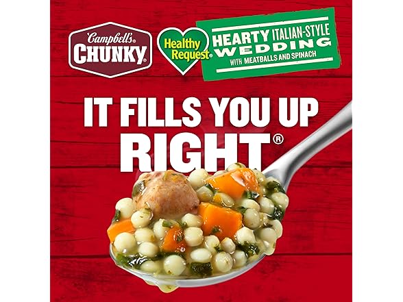 Campbell’s Chunky Healthy Request Soup, 18.6 oz.