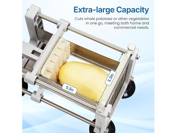 SUNVIVIPRO Commercial French Fry Cutter