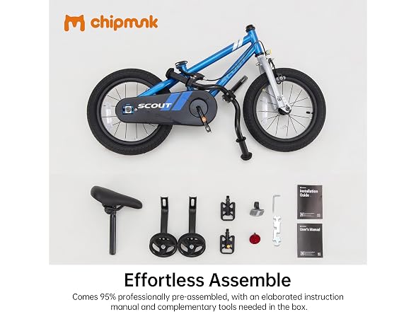 Chipmunk Kids Bike Scout Blue