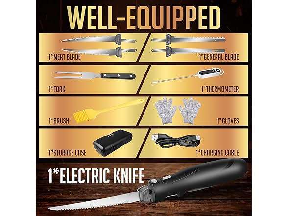 Electric Knife with Storage Case
