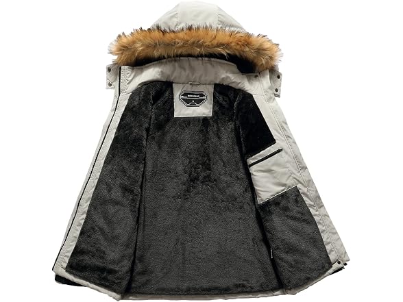 Moerdeng Women (L) Waterproof Ski Jacket Snow Coat