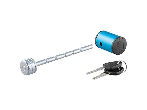 $6.99 Trailer Coupler Lock 1/4" Blue dealfomo