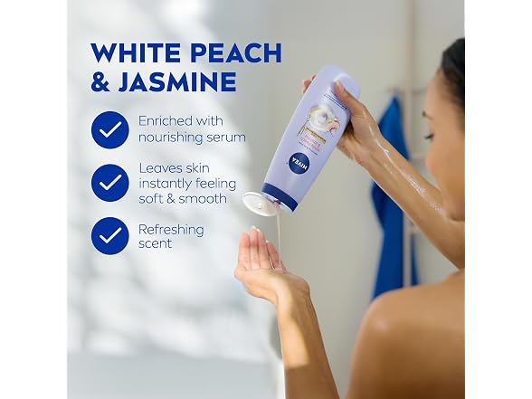 NIVEA Refreshing White Peach and Jasmine Body