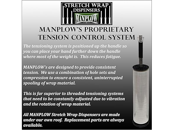 Long Handle Stretch Wrap Dispenser