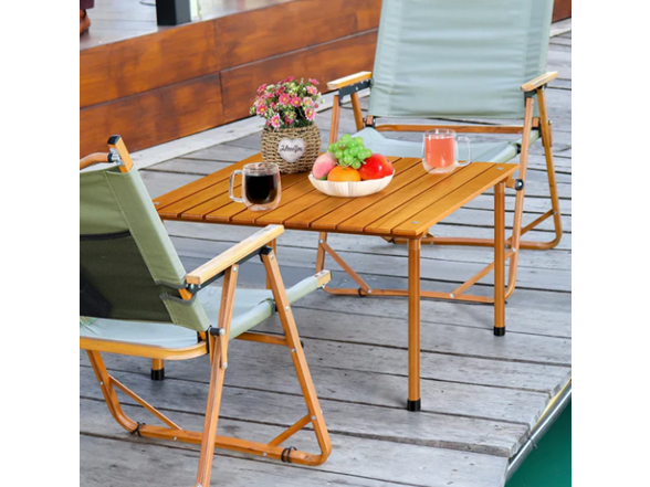 SONICGRACE All Purpose Foldable Wooden Table