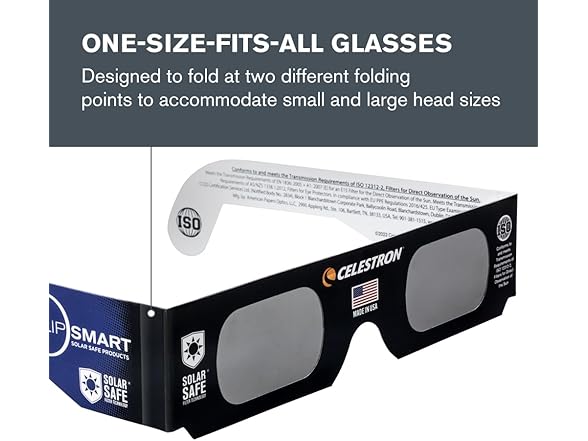 Celestron – EclipSmart Solar Shades Observing Kit