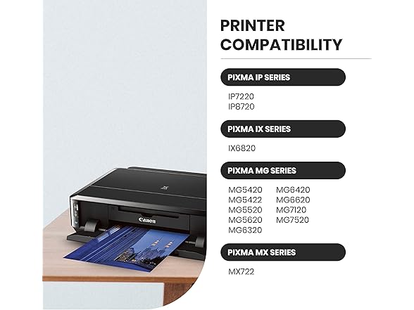thumbnail image 2 of 4 Yellow CLI-251XL Compatible Ink Cartridges For Canon PIXMA MG5620, MG6320, MX922, IP8720, IX6820 – 2-Year Warranty 2 of 3