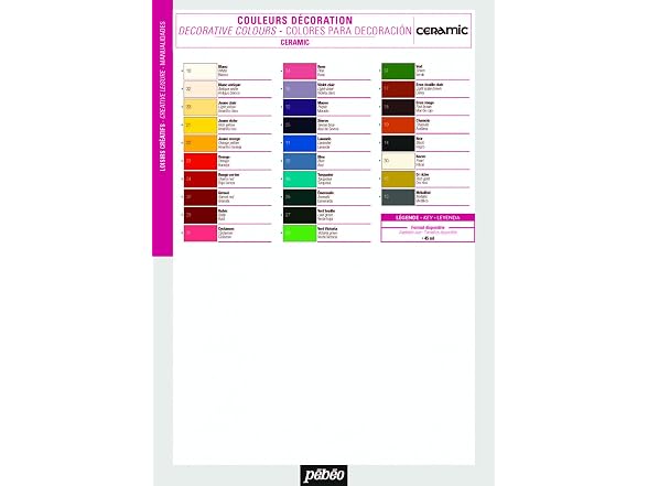 PEBEO 025-021 Ceramic, Enamel Effect Paint,