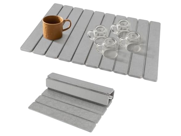 Large Diatomaceous Earth Dish Mat
