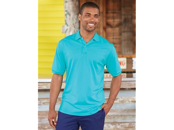 Jerzees (M) Adult 5.6 Oz. SpotShield™ Polo Jersey