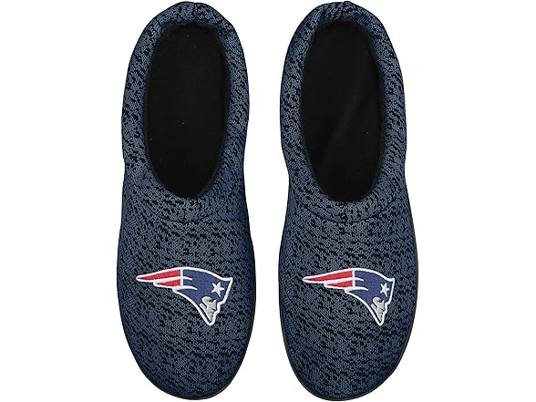 FOCO NFL Mens Poly Knit Slipper