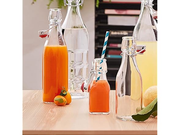 Bormioli Rocco Swing Bottle - 12.5CL (4.25 oz) - Clear