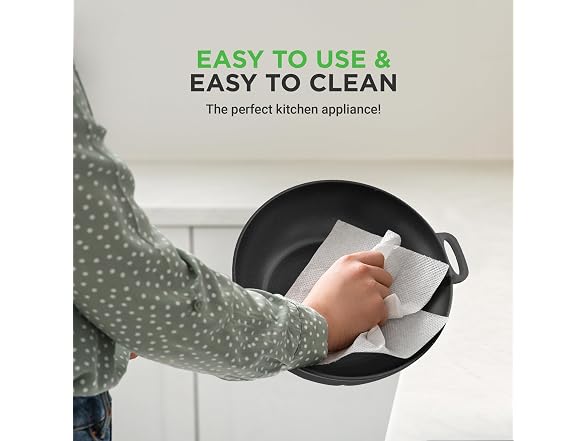 Nutrichef 4L Electric Frying Pan & 4L Steamer 