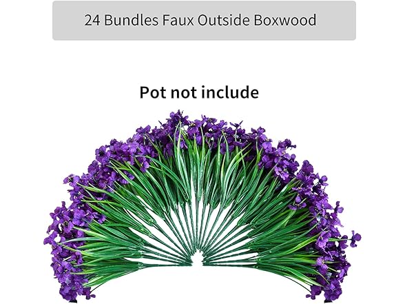 ArtBloom 24 Bundles Artificial Daisy