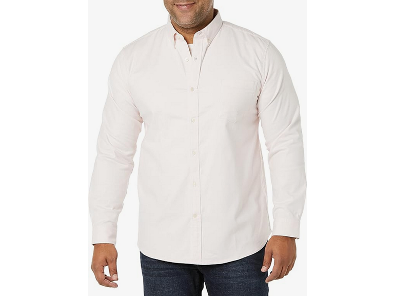 AE Men SlimFit LS Oxford Button Up Shirt - Gallery 9