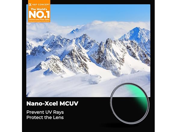 K&F CONCEPT 72mm MCUV Lens Protection