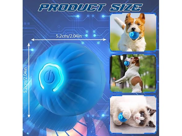 Shaky Ball Toy for Dogs,Shaking Dog Ball,Inte