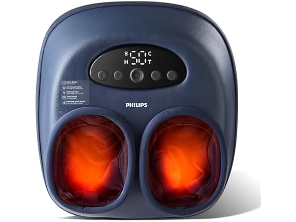 Foot Massager With Heat - Blue