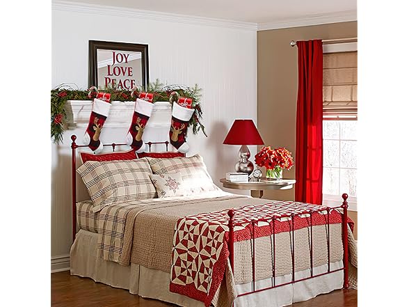 GAOMON 20" Large Christmas Stockings, 3PCs Red