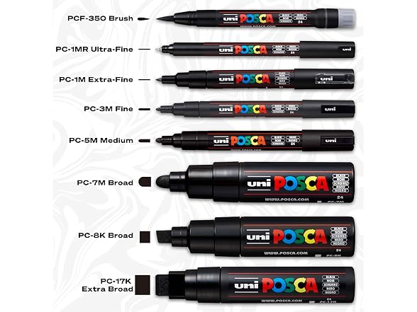 UNI POSCA PC-5M Water-Based Paint Marker