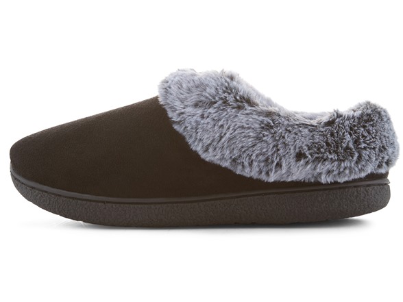 Floopi Womens Microsuede Clog Slipper