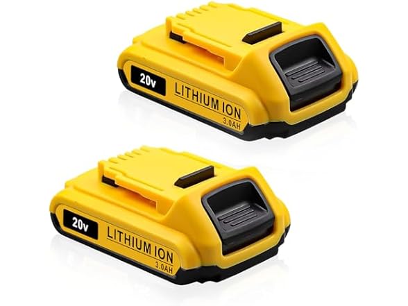 Simple Plus+ 3Ah 20V 2pk Replacement Battery for Dewalt