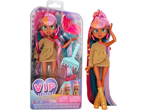 VIP Girls Hair Makeover Quinn Doll