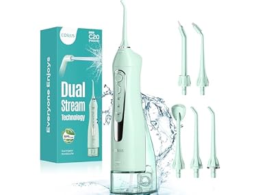 $21.99, Was $36.99, 40% Off! Coslus Water Flosser C20 300ml Green dealfomo