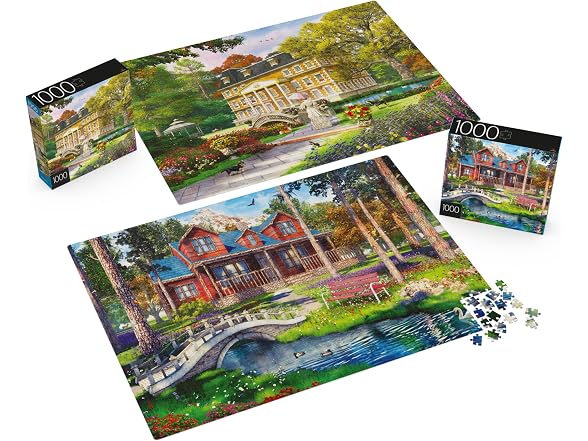 Spin Master Games 2-Pack of 1000-Piece Puzzles