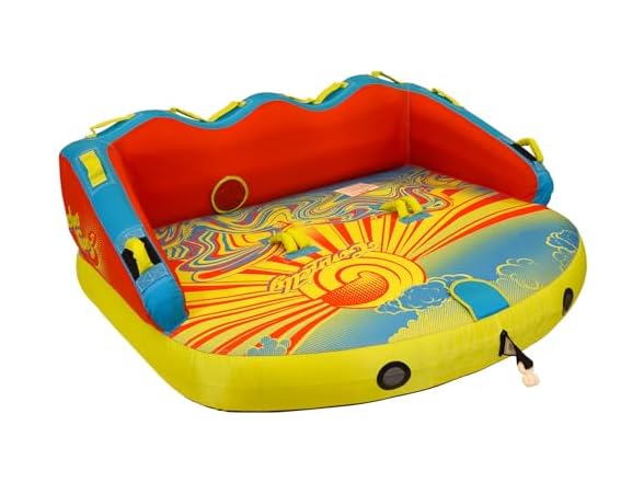 Connelly Towable Watersports Tube, Super Fun 3-3 Rider