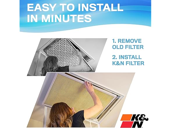 K&N 14x24x1 HVAC Furnace Air Filter