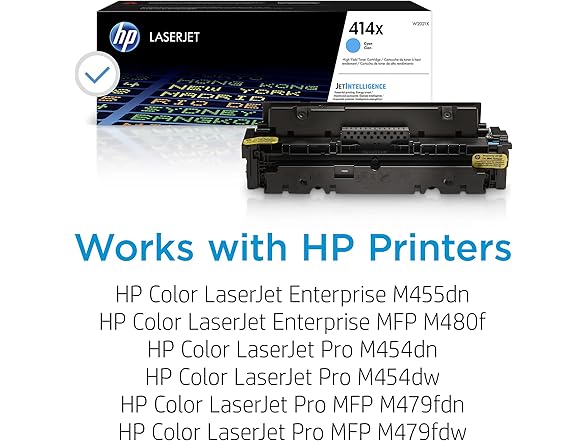 HP 414X Cyan High-yield Toner Cartridge